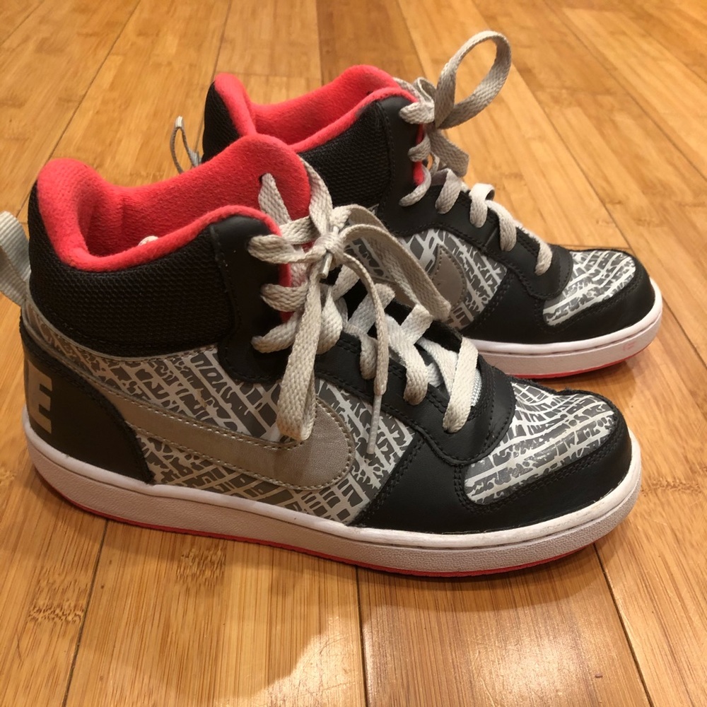 Nike Court Borough Pink / Silver Shoes